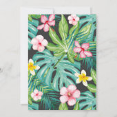 Invitation Dans deux les animaux sauvages de jungle (Dos)