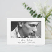 Invitation Dans la célébration affectueuse de modèle de (Debout devant)