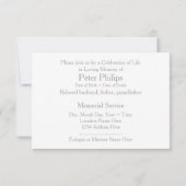 Invitation Dans la célébration affectueuse de modèle de (Dos)