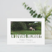 Invitation Dans la célébration affectueuse du modèle 10 de (Debout devant)