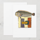 Invitation Dans la mer (Devant / Derrière)