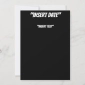 Invitation Dans la mort, nous sommes comme (Dos)