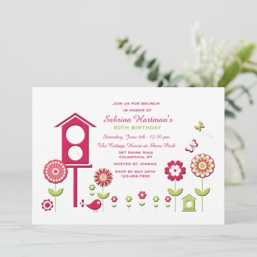 Invitation dans le jardin (Debout devant)