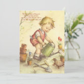 Invitation dans le jardin (Debout devant)