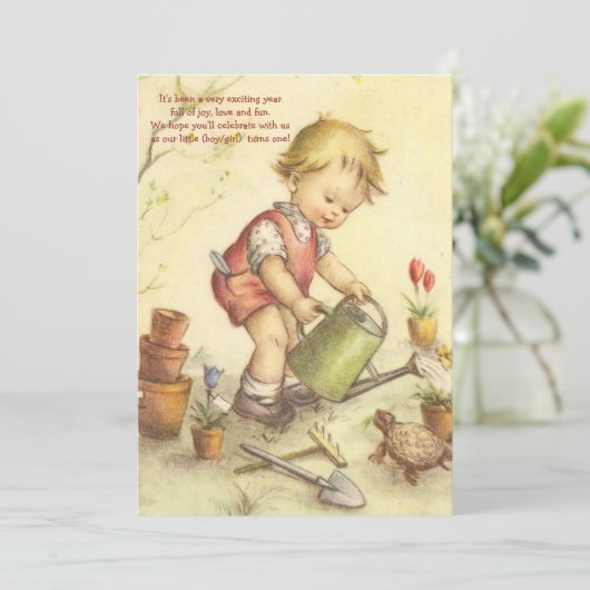 Invitation dans le jardin (Debout devant)