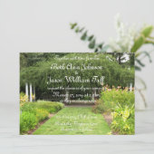 Invitation Dans le thème Jardin (Debout devant)