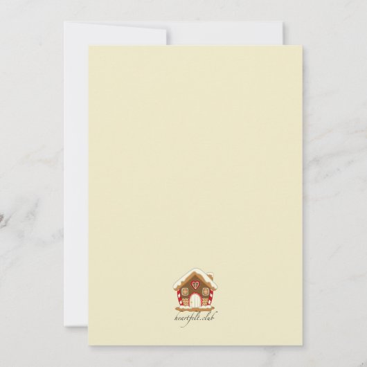 Invitation dans les maisons en pain d'épice (Dos)