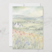 Invitation Dans l'invitation aquarelle Glen (Dos)