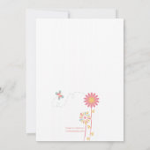 Invitation Dans l'invitation de jardin (Dos)