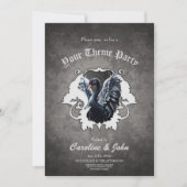 Invitation Dans l'ombre de l'élégance : Un cygne noir. (Devant)