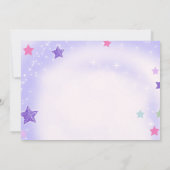 Invitation Dans Mon Anniversaire Purple Disco Photo Anniversa (Dos)