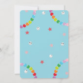 Invitation Dans Mon Bracelet D'Amitié Fête D'Anniversaire (Dos)