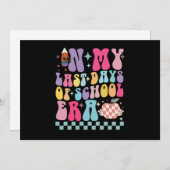 Invitation Dans mon époque Derniers Jours d'École Vie d'Ensei (Devant / Derrière)