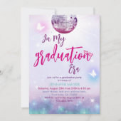 Invitation Dans Mon Era Graduation de musique violet (Devant)