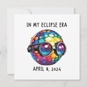 Invitation Dans mon ère d'éclipse solaire 2024