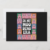 Invitation Dans Mon ère Moo Deng Moo Deng Hippo Lover (Devant)