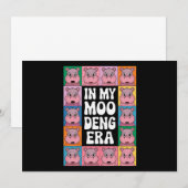 Invitation Dans Mon ère Moo Deng Moo Deng Hippo Lover (Devant / Derrière)