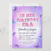 Invitation Dans son anniversaire fête d'anniversaire (Devant)