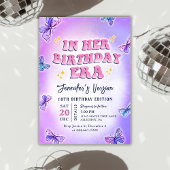 Invitation Dans son anniversaire fête d'anniversaire