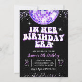 Invitation Dans son anniversaire fête d'anniversaire (Devant)