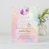 Invitation Dans Son Era Music Retro Pastel Fête des mariées (Debout devant)