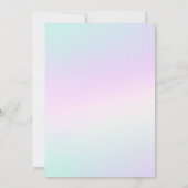 Invitation Dans Son Ere Adolescente Version Anniversaire (Dos)