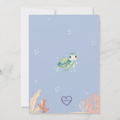 Invitation Dans TWO Deep, Blue Under the Sea 2e anniversaire  (Dos)