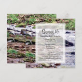 Invitation Dans un ruisseau (Devant / Derrière)