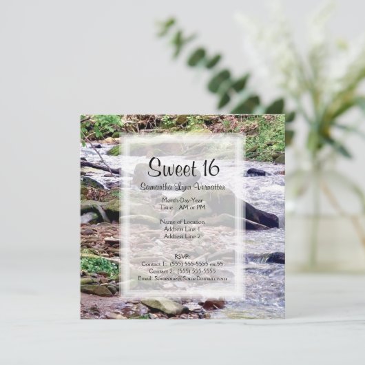 Invitation Dans une situation difficile (Debout devant)