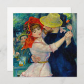 Invitation Danse à Bougival Pierre Renoir (Devant / Derrière)