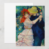 Invitation Danse à Bougival Pierre Renoir (Devant / Derrière)