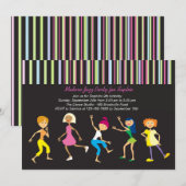 Invitation Danse à l'invitation de la Fille de la Musique (Devant / Derrière)