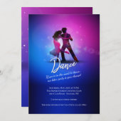 Invitation Danse au rythme  (Devant / Derrière)