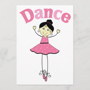 Invitation Danse Ballerina