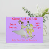 Invitation Danse classique de swing de rock (Debout devant)