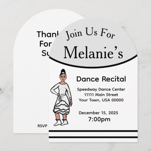 Invitation Danse Considérant #2 (Devant / Derrière)