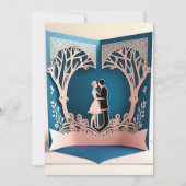 Invitation Danse d'amour à l'ombre des arbres (Devant)