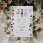 Invitation Danse de ballerine de craquelins et anniversaire d