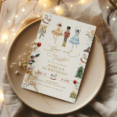 Invitation Danse de ballerine de craquelins et anniversaire d