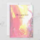 Invitation DANSE DE CARNAVAL, Fête de Mardi Gras, rose bleu v (Dos)