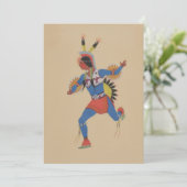 Invitation Danse de guerre (ou Le Coureur) (Debout devant)