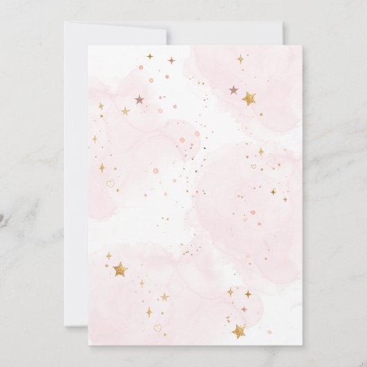 Invitation Danse et tournoi mignon ballerine ballet enfant an (Dos)