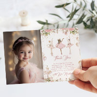 Danse et twirl ballerina Merci photo magique