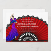 Invitation Danse flamenco (Devant / Derrière)