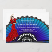 Invitation Danse flamenco (Devant / Derrière)