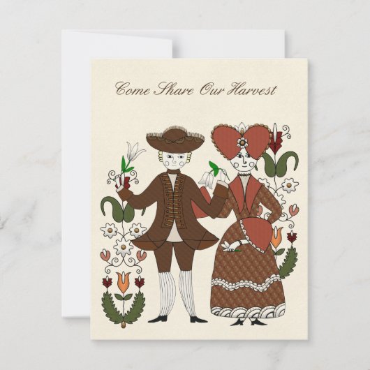 Invitation Danse moissonneuse (Devant)