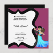 Invitation Danse nocturne du Prom (Devant / Derrière)