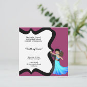 Invitation Danse nocturne du Prom (Debout devant)