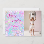 Invitation Danse Photo d'anniversaire (Devant)