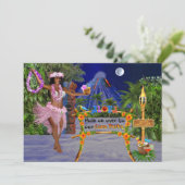 Invitation Danse polynésienne dessus plus d'à notre partie de (Debout devant)